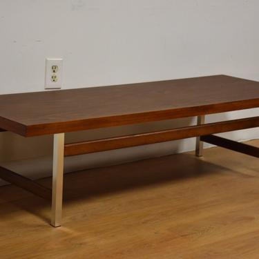 Lane Aluminum and Formica Coffee Table 