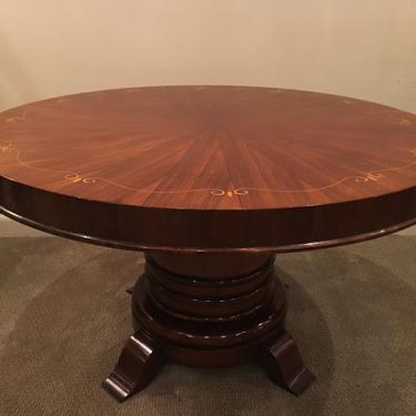Rosewood cocktail table with marquetry inlay. c.1920 