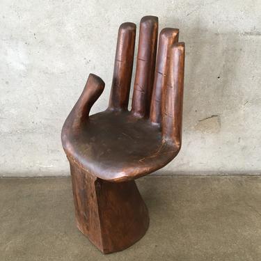 Hand Carved Teak Hand Chair