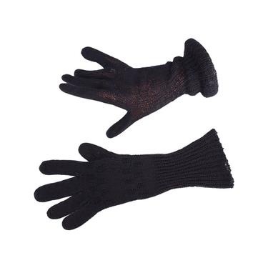 1930s Navy Blue Crocheted Gloves - 1930s Gloves - 1930s Crocheted Gloves - Vintage Blue Gloves - 1930s Gloves - Vintage Gloves 