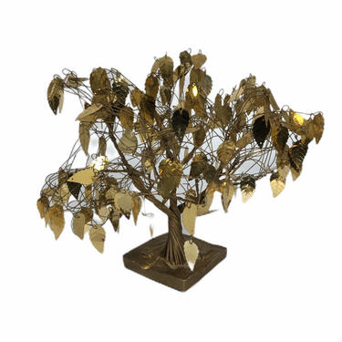 Vintage Small Gold Wire Dream Tree 