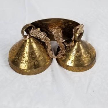 Vintage Brass Bells of Sarna Wall Hanger 