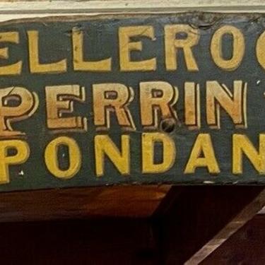 Antique French Commercial Sign: Hotel Perrin-Beluze