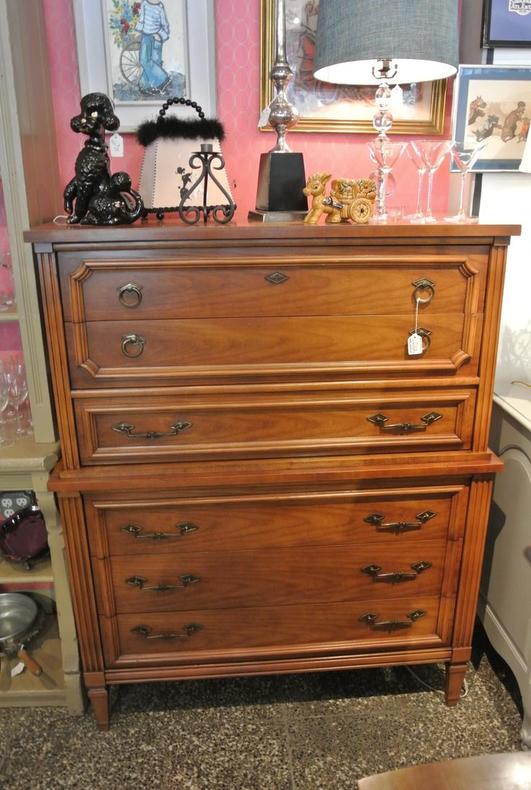 Regency style chest of drawers. $595