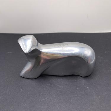 1980s Seal Paperweight 