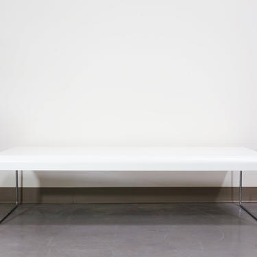 Zap Low Table by Piero Lissoni for Cassina, Made in Italy - White 