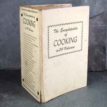 The Encyclopedia of Cooking in 24 Volume in Original Binder by the Culinary Arts Institute, 1950 