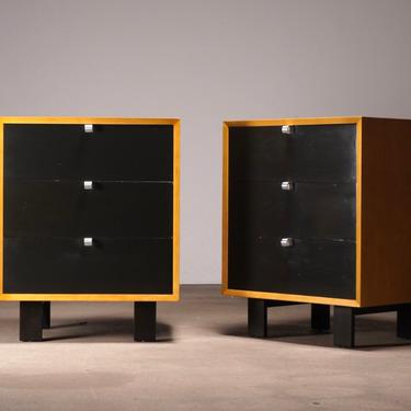 Herman Miller Basic Cabinet Series Pair of Chests by George Nelson 
