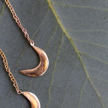 M+A Fine Jewelry Moon Threader Earrings