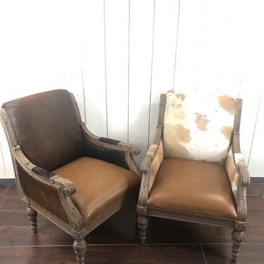 Cowhide Leather Chairs 