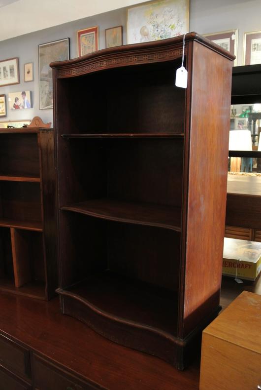 mahogany bookshelf $90