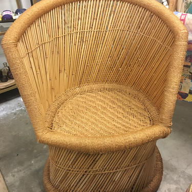 Woven &amp; Rattan Chair 