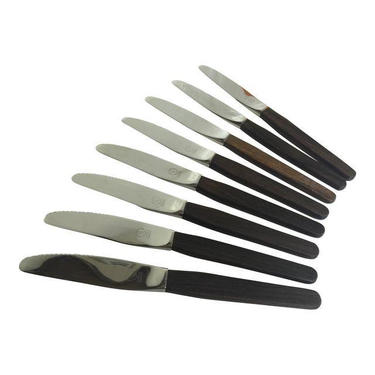 Dansk Rosewood Handle Knives - Set of 8 
