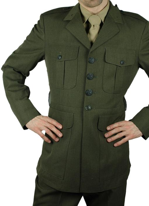 USMC Marine Military Alpha Green Dress Jacket 