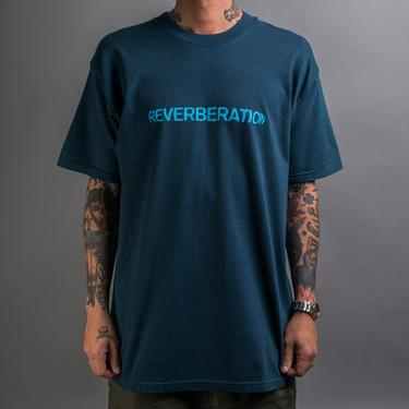 Vintage 90’s Reverberation Blue Stereo Music T-Shirt 