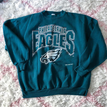 Vintage 90s Green Philadelphia Eagles Crew Sweatshirt XL 