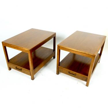 Pair of Founders Side Tables With Drawer