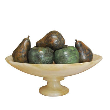 Onyx Footed Fruit Bowl by ErinLaneEstate