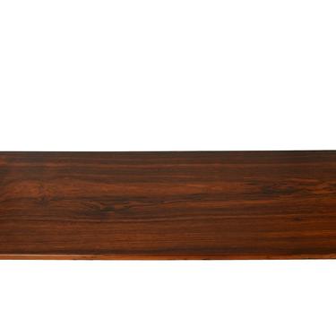 Rosewood Shelf and Brass Brackets 12 inch by HG Furniture Hansen Guldborg Danish Modern 