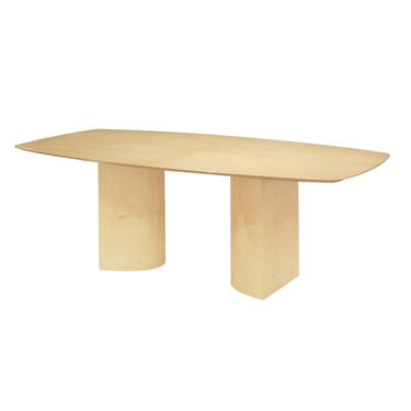 Aldo Tura Knife Edge Dining Table in Lacquered Goatskin 1970s - SOLD