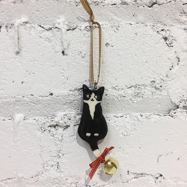 PREORDER Tuxedo Cat Ornament 