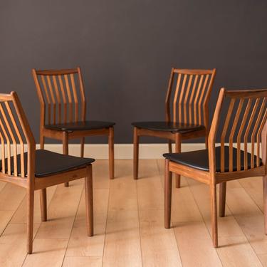 Set of Four Danish Modern Teak Dining Chairs by Svend A. Madsen for Moreddi 