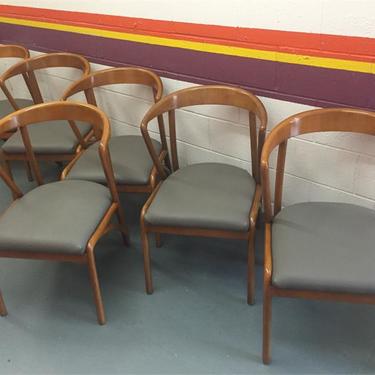 Gio Ponti for Baker - Set of Six (6) Dining Chairs