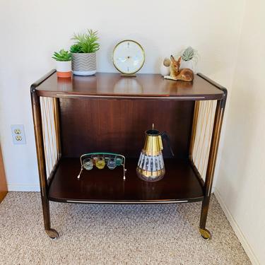 Vintage Dry Bar, Mid Century Cart, Mid Century Table, Record Player Stand, Vintage TV Table 
