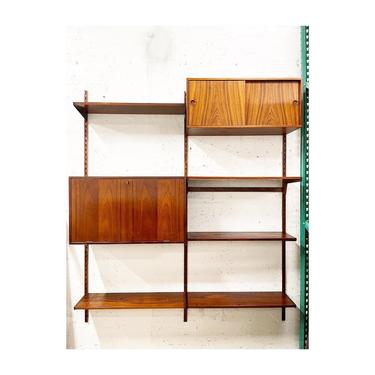 Mid Century Danish Rosewood Wall Unit by Kai Kristiansen for FM Møbler 