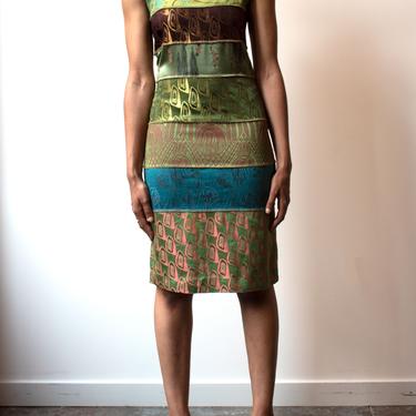 Jean Paul Gaultier Femme patchwork dress