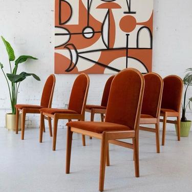Arch Danish Teak Dining Chairs