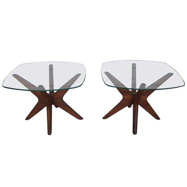 Pair Adrian Pearsall Jax Side Tables Mid-century Modern Craft Associates