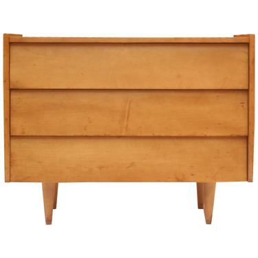 Early Florence Knoll Commode with Louvered Drawer Fronts