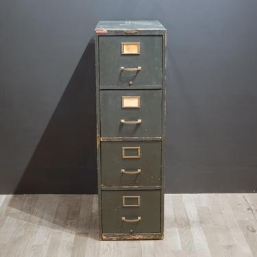 Early 20th c. &quot;The Victor&quot; Wooden File Cabinet c.1940