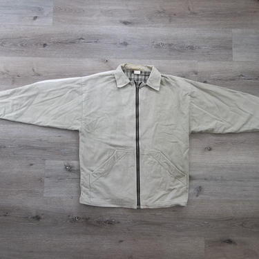 Vintage Large Jacket Thousand Mile 1990s Cotton Metal Zipper Street Wear Rugged Hiking Skate Racing 