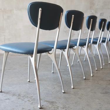 Six Shelby Williams 'Gazelle' Chairs 