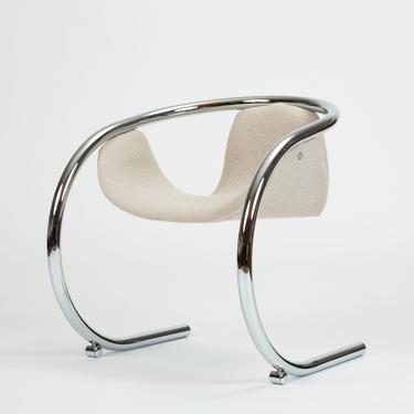 Pair of Cantilevered Lounge Chairs by Byron Botker for Landes