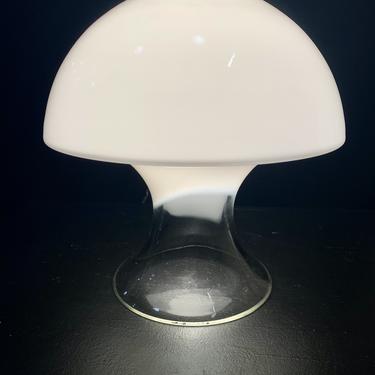 Mid Century Murano Mushroom Lamp by Gino Vistosi
