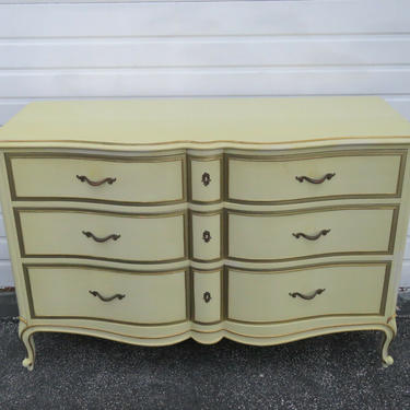French Painted Dresser Bathroom Vanity With a Secret Drawer by Drexel 1401