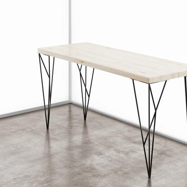 UMBUZÖ NEW! Whitewashed Wood and metal desk 