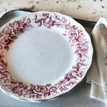 Sussex Pink Dinner Plates by Harmony House (Set of 2) - Vintage Dinnerware 
