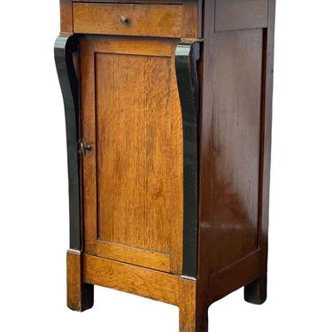 Free Shipping Within Continental - French Restoration Period Walnut Bedside Cabinet 