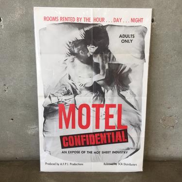 1960's X Motel Confidential Poster