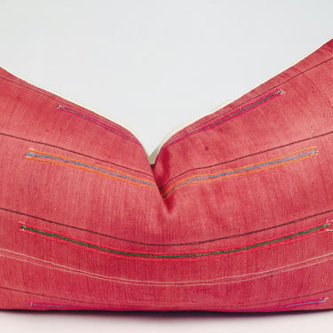 Lumbar Red Hmong Pillow