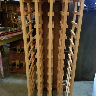 Wood wine rack 18 W 43 H x 11.75