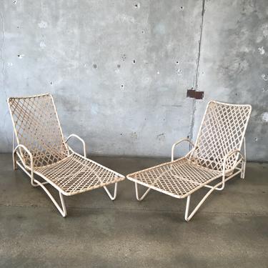 Pair Of Lounge Chairs By Brown Jordan