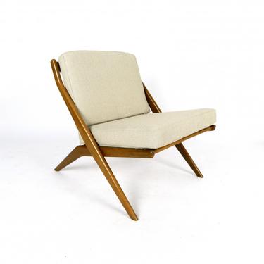 Folke Ohlsson "Scissor" Lounge Chair From Sweden