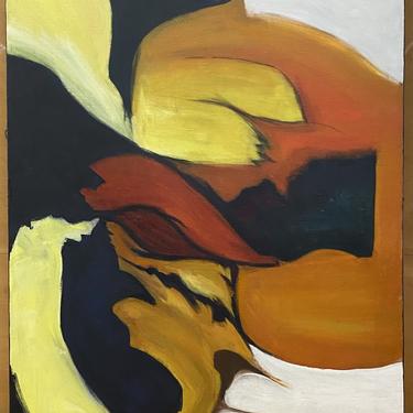 Item #LM11 Vintage 1960s Abstract Painting by Elizabeth Parker Anderson (EPA)