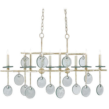 CURREY AND COMPANY SETHOS  EIGHT LIGHT CHANDELIER