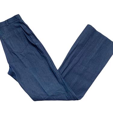 NEW Old Stock ~ Vintage Women's US Navy Denim Bellbottom Jeans ~ 30.5 x 37.5 ~ USN ~ Pants / Dungarees ~ Swaby's ~ 30 31 waist 